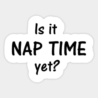 Nap Time Sticker